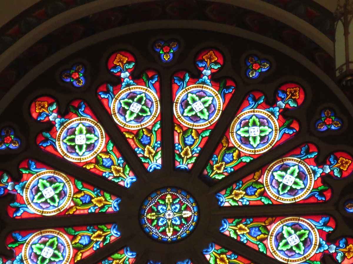Window Santa Fe Cathedral by Susan Fluegel